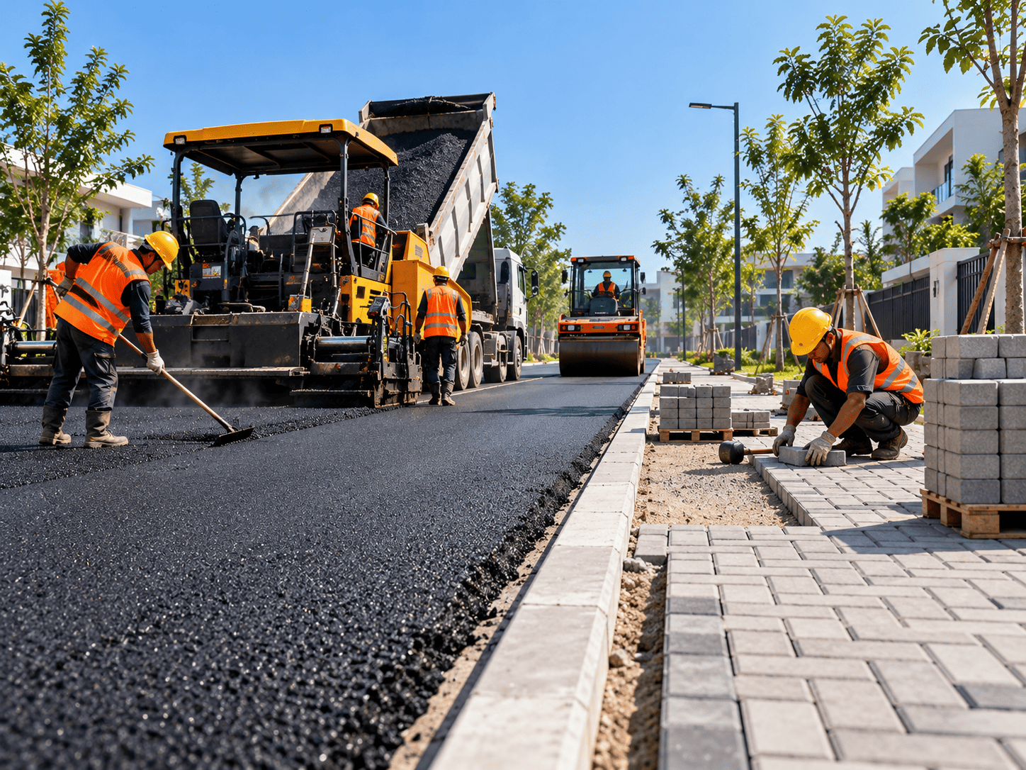 Pengaspalan Jalan dan Paving Block